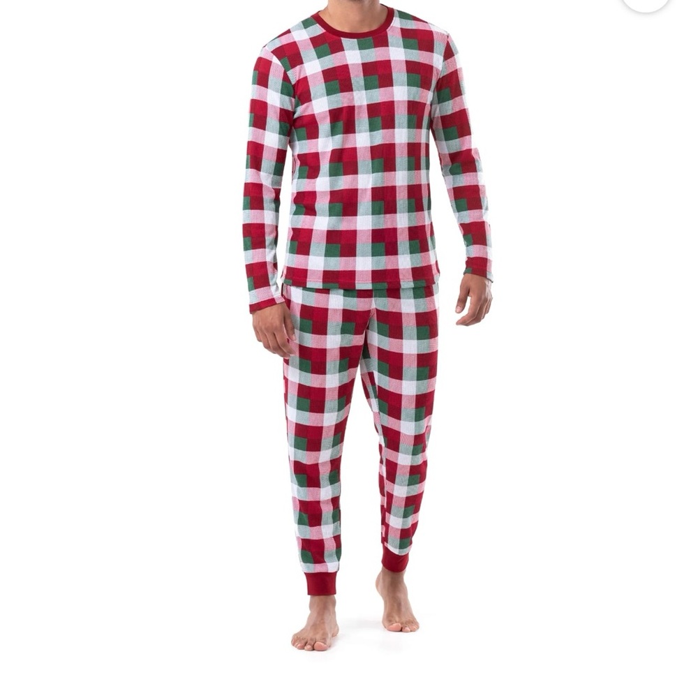 NWT Men's George Holiday Thermal Sleep Set Sz S